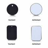 Metalen plaatjes voor magnetische houder