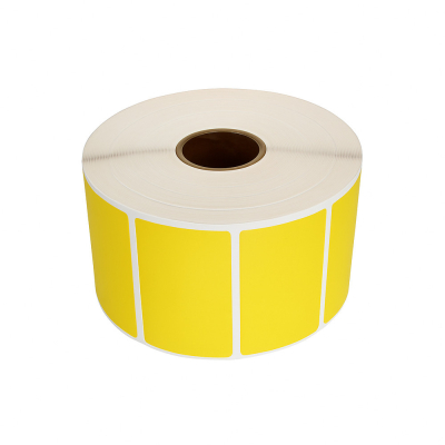 Thermal labels 57 x 32 yellow