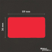 Dymo 99012 compatible labels red, 36 x 89mm, 260 labels