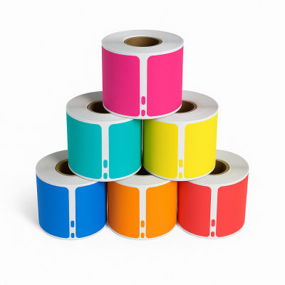 Dymo 99014 compatible colored labels